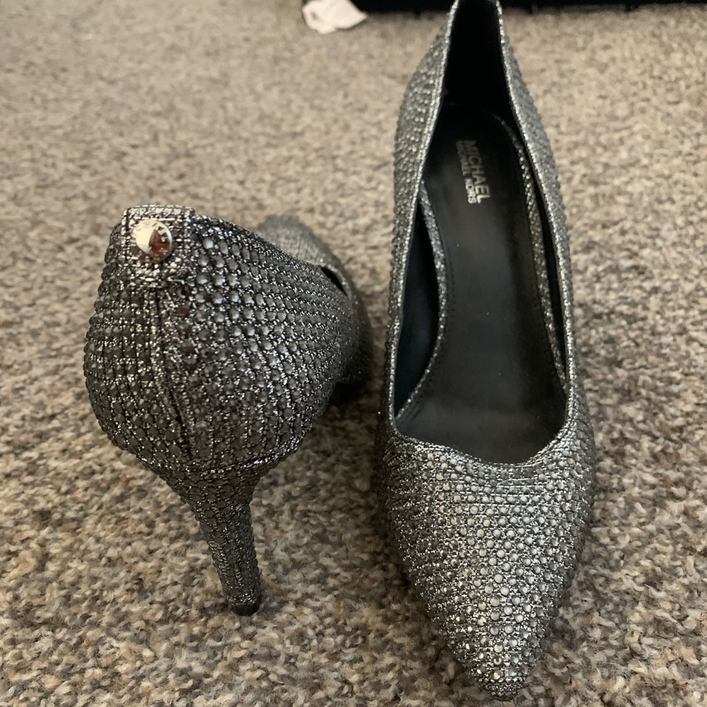 Michael kors glitter heels